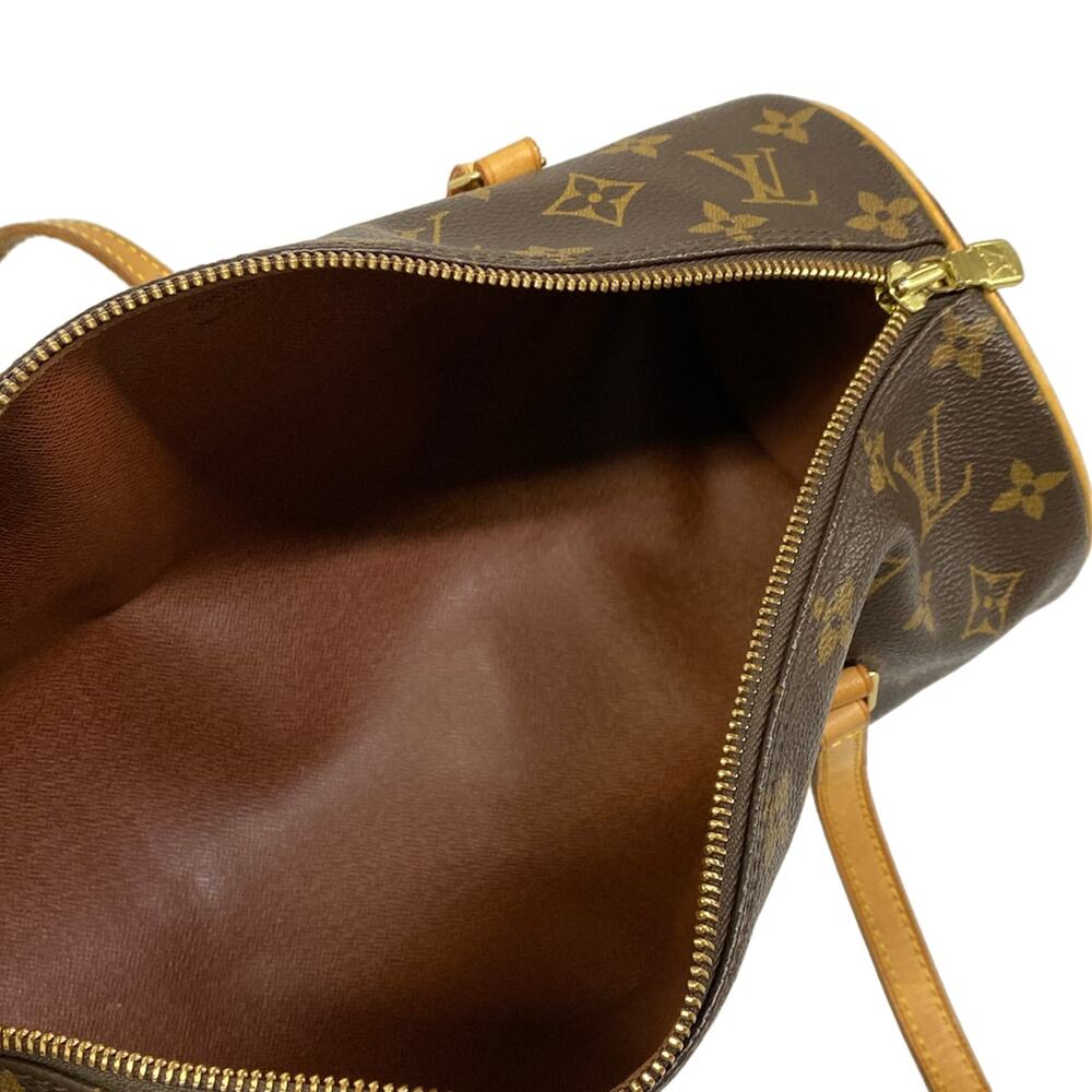 Louis Vuitton Papillon 30 Monogram Handbag M51385 Dark Brown Light Brown - Picture 7 of 15